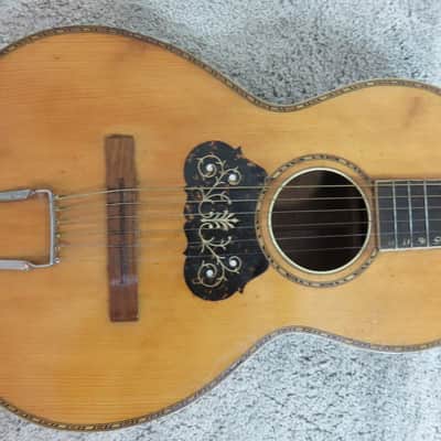 Vintage 1920s Regal Vega Parlor Acoustic Guitar Ditson Lakeside Washburn Rare image 2