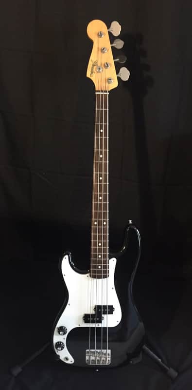 Fender Left Handed Precision Bass 32" Scale 1988-1989 Black image 1
