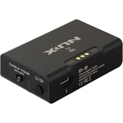 NUX B-8 Professional 2.4GHz Guitar Wireless System with Tuner - Black image 4