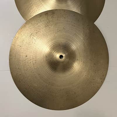 Zildjian 14” A Series Hi Hat Cymbals Pair 1139 & 1148 grams image 4