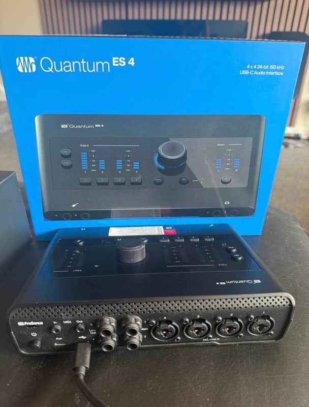 PreSonus Quantum ES4 USB-C Audio Interface 2024 - Present - Black image 1