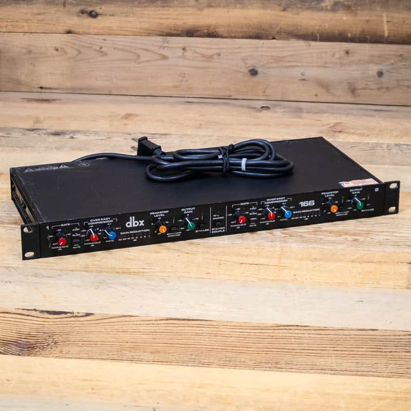 DBX 166 Vintage 2-Channel Stereo Compressor/Limiter Audio Dynamics U283371 image 1