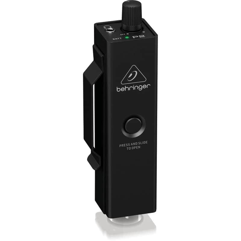 New Behringer Powerplay P2 Ultra-Compact Personal In-Ear Monitor Amplifier Black image 1