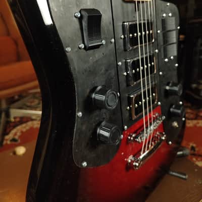 Formanta Style USSR Electric Guitar Built In Tone Bender Soviet Germanium Fuzz image 7