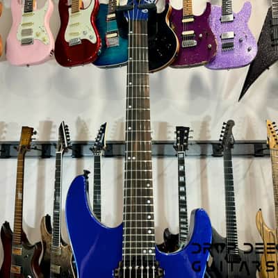 Jackson American Series Virtuoso HT Electric Guitar w/ Case-Mystic Blue image 8