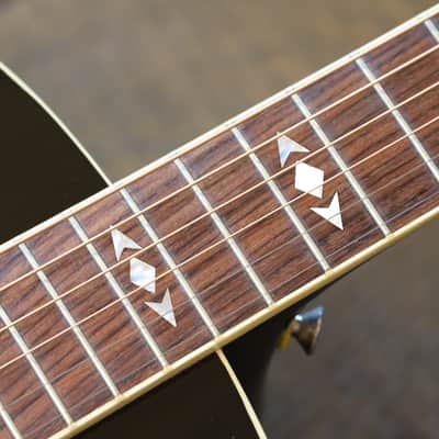 MINTY! 2010 Gibson Advanced Jumbo Acoustic Guitar Vintage Sunburst + OHSC image 8