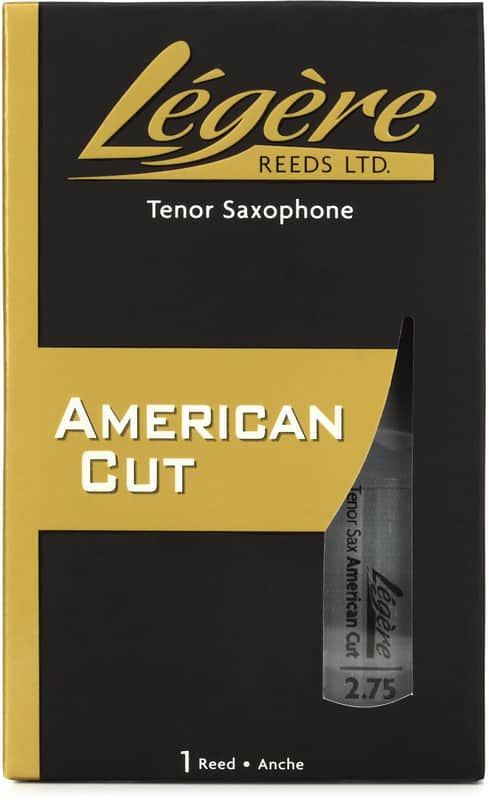 Legere LGTSA-2.75 - American Cut Tenor Saxophone Reed - 2.75 (3-pack) Bundle image 1