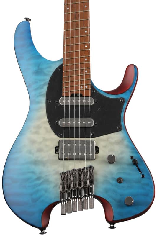 Ibanez QX54QM - Blue Sphere Burst Flat image 1