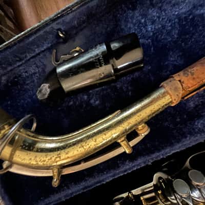Conn Vintage 1958-59 shooting star alto saxophone with case nice shape image 12