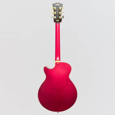 D'Angelico Deluxe Bob Weir SS 3 Semi-Hollow Electric Guitar - Satin Trans Wine image 11