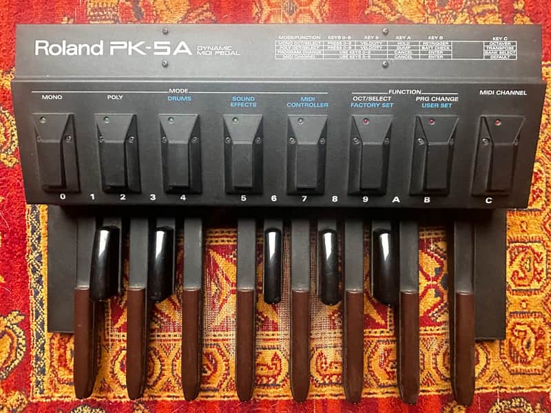 Roland PK-5A Dynamic MIDI Pedal Controller 2006 - 2012 - Black image 1