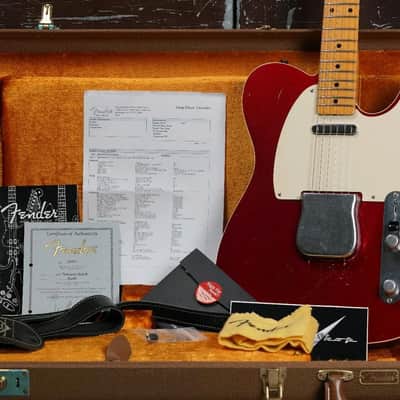 Fender Custom Shop 50's (Nocaster) Handwired Candy apple red (DB) image 17