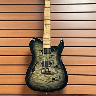 Chapman ML3 Pro Modern Semi-Hollow in Obsidian Burst w/OHSC image 1