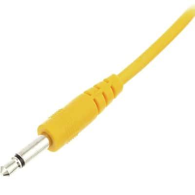 Doepfer A-100C 15 Eurorack Patch Cable - Yellow (15cm) image 4