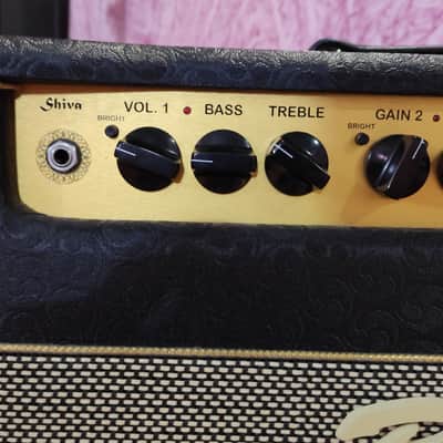 Bogner Shiva EL34 2-Channel 80-Watt Guitar Amp Head 2010s - Black with Green Back Panel image 3