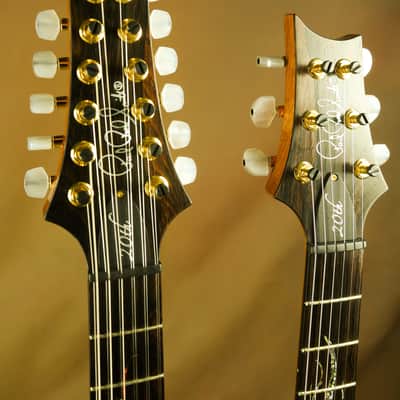 2005 PRS Dragon Double Neck Rare Natural Electric Guitar Paul Reed Smith image 15