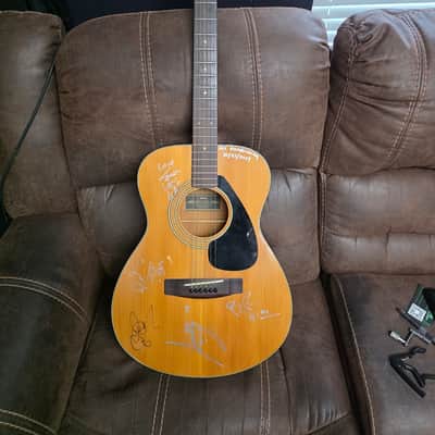 Yamaha FG-110 Grand Concert- signed by gin blossoms in 2017 image 2