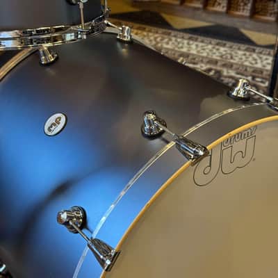 NEW DW Design Series Drum Set in Blue Slate - 18x22, 8x10, 9x12, 14x16 image 4