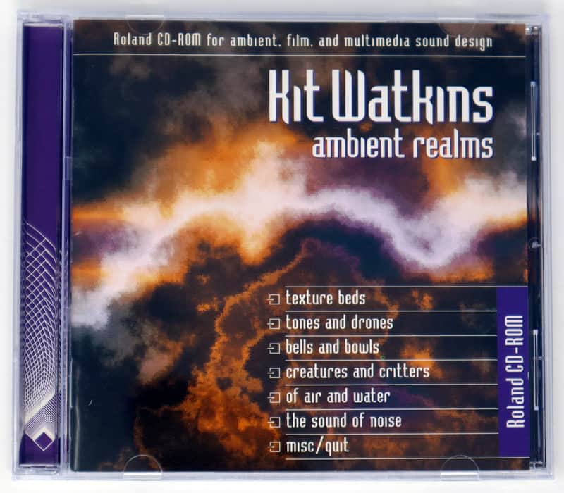Q-Up Arts - Kit Watkins Ambient Realms Roland Format Sample Library/Sound Library/Sampling CD 1997 image 1