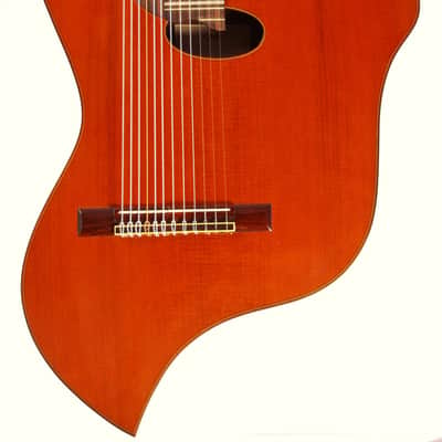 Dieter Hopf 12-string contra guitar 1973 - unique clasical guitar made in Germany - check video! image 2