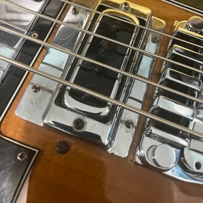 ULTRA RARE- Ibanez 2615B Artist Series Double Cutaway 4-String Bass 1970s - Natural Mahogany image 5