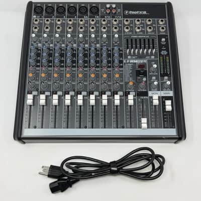 Mackie ProFX12 Mixer 12 Channel Pro Mic/LINE w/ Power Cord - Powers On - AS-IS image 2