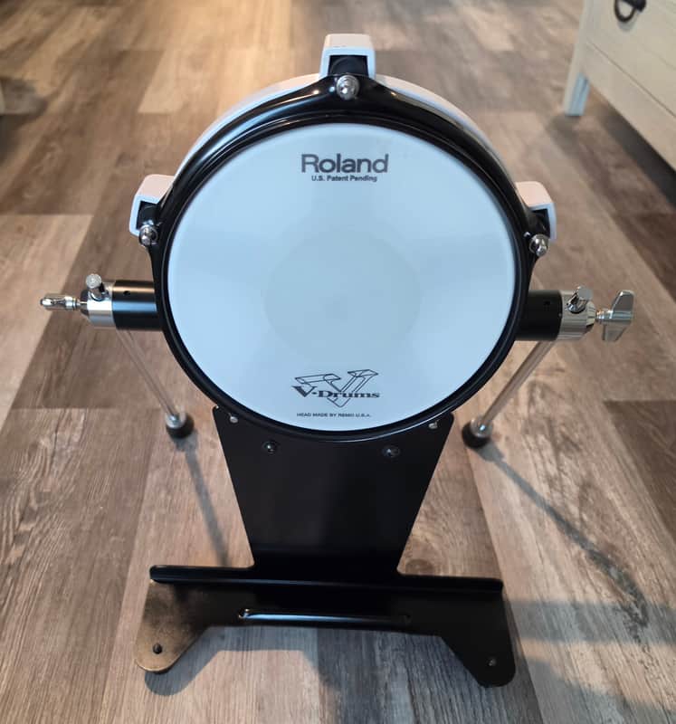Roland KD-80 8" V-Kick Electronic Bass Drum Pad Controller - White / Black image 1