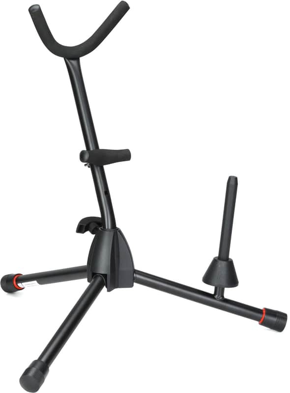 Gator Tripod Alto/Tenor Saxophone Stand with Flute/Clarinet Peg (3-pack) Bundle image 1