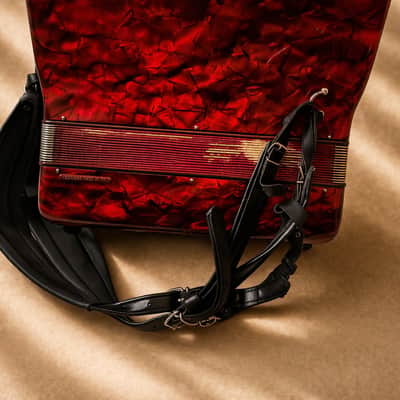 Scandalli L620/246 Finales años 50 - ➡️ Red Pearl (Rojo perlado) image 4