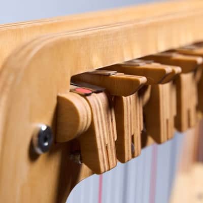 Harp-E Plug & Play Electric Harp V4 - Walnut, Includes Case & Stand image 8