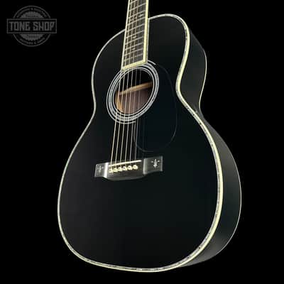 Martin Custom Shop 00-42 Torch Motif Black Sitka/EIR w/Case image 3
