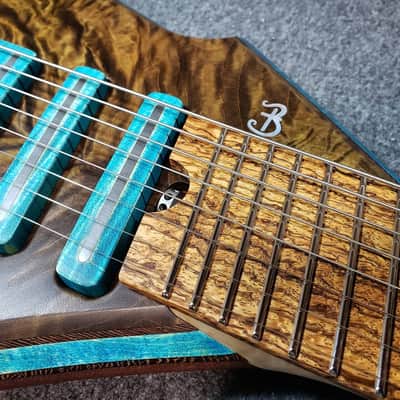 Barlow Guitars Vulture 2020 Phoebe / Flame Maple / Zebrawood image 7