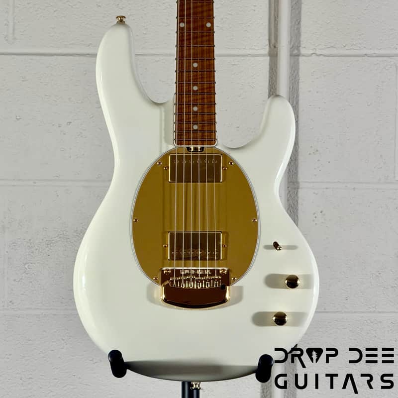Ernie Ball Music Man Cory Wong StingRay II Deluxe Electric Guitar w/ Case-Polaris White image 1
