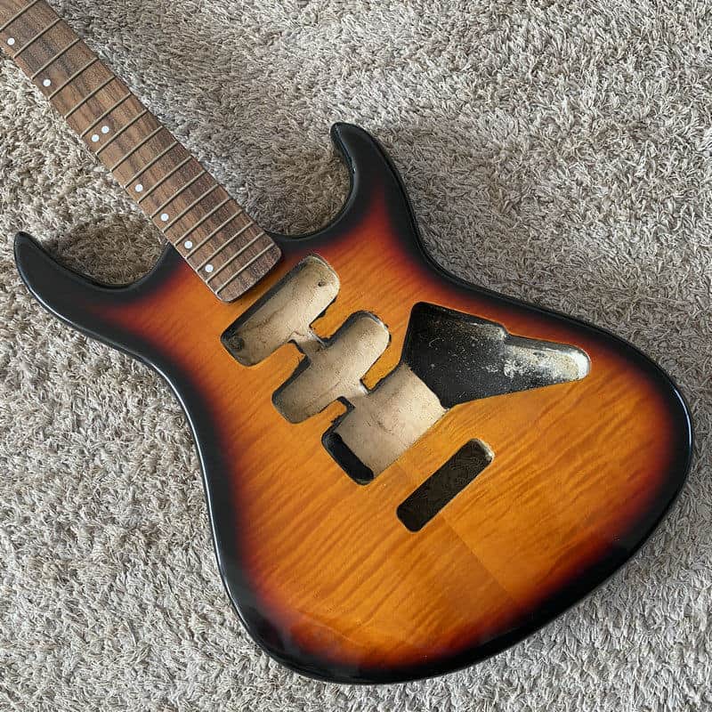 Cort HSS Electric Guitar, Tiger Maple Top Basswood Body, Maple Neck, Rosewood Fingerboard image 1