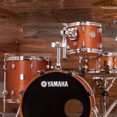 Yamaha Birch Custom Absolute 3 Piece Drum Kit, Vintage Natural (Pre Loved) image 11