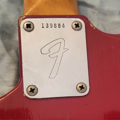 Fender Mustang Guitar with Rosewood Fretboard - 1966 - Dakota Red image 16