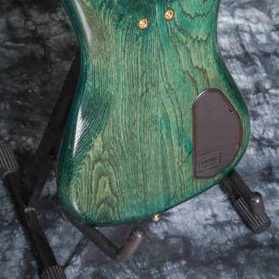 Lefty Warwick Streamer LX JazzMan 2009 Trans Green Left Handed image 14