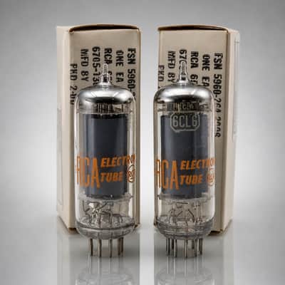 NOS MATCHED/CODE MATCHED RCA 6CL6/1961/HICKOCK TESTED image 1