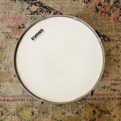 Slingerland 14x7" 3-ply Snare Drum in Yellow Marble Lacquer 1950s image 11