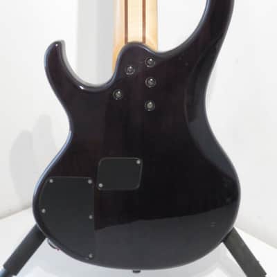 2002 Ibanez BTB405 QM Active 5 String Bass Guitar with Hard Case image 5