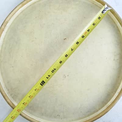 Slingerland 16" Radio King Calf Skin Floor Tom Drum Batter/Resonant Head 40s USA image 4