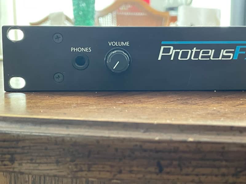 E-MU Systems Proteus FX Rackmount 32-Voice Sampler Module 1994 - Black image 1