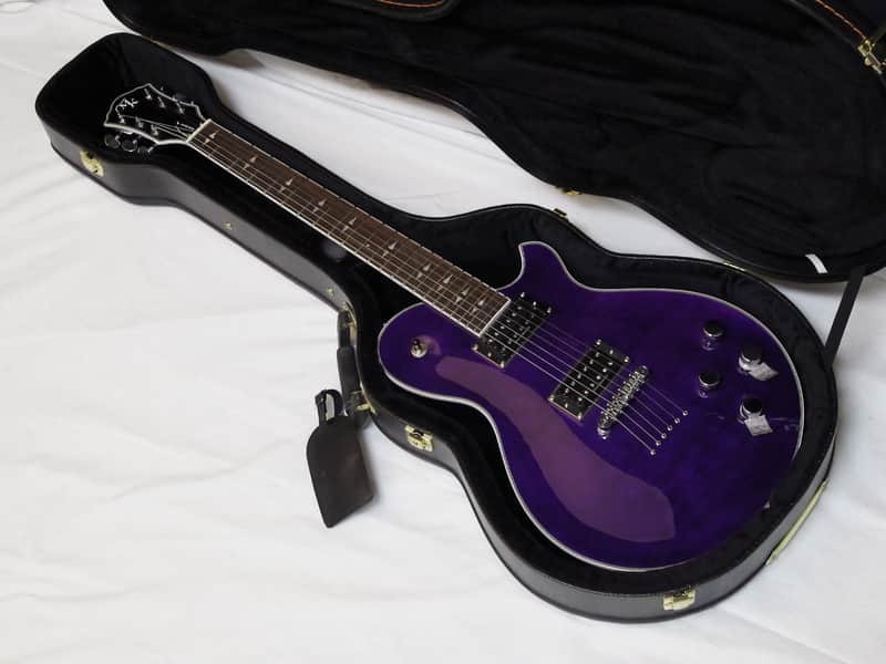 Michael Kelly Patriot Decree Limited electric Guitar Deep Purple w/ Case image 1