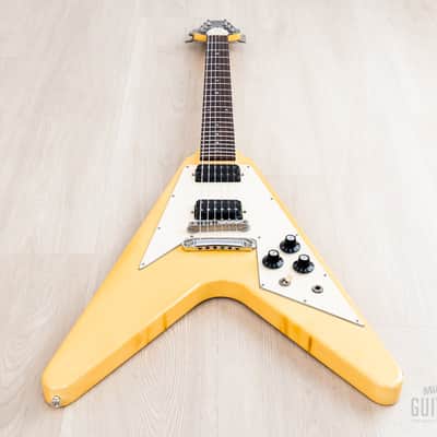 1983 Gibson Flying V '67 Spec Vintage Guitar Alpine White w/ Tim Shaw PAFs, Case & Hangtags image 10