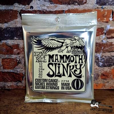 Ernie Ball Mammoth Slinky | (12-62) w/ Wound G Nickel Wound Electric Guitar Strings
