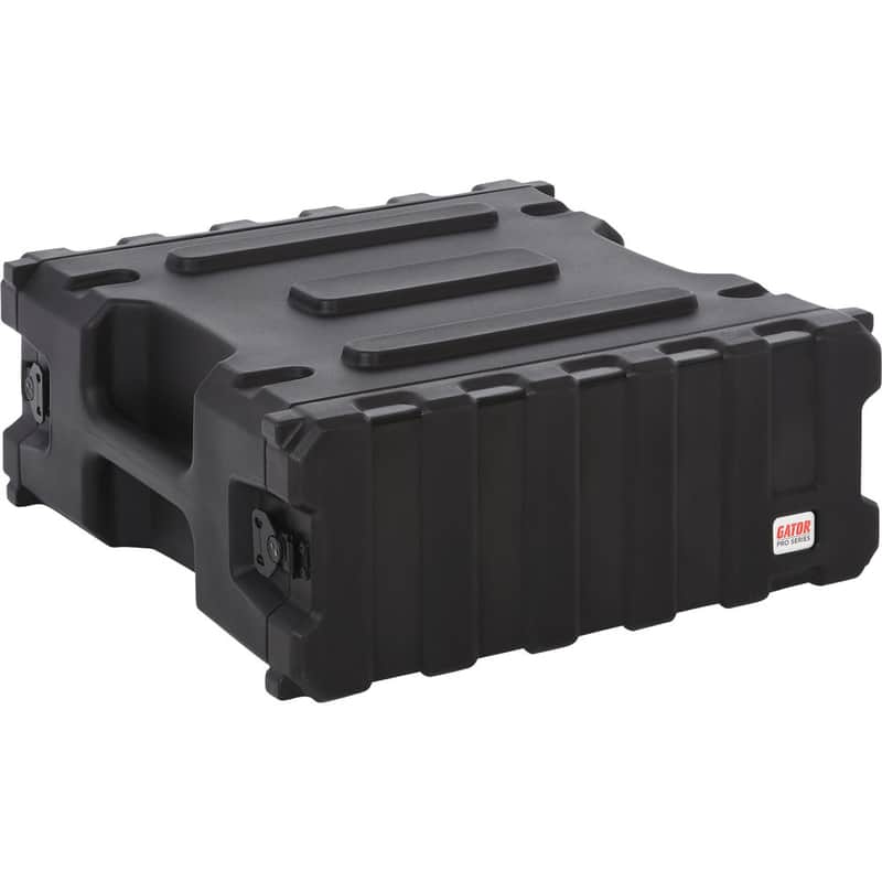 Gator G-PRO-4U-19 Pro Series Molded Mil-Grade PE Rack Case, 4 Space, 19" Deep image 1