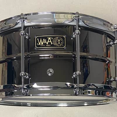 Walberg & Auge 6.5x14 Brass Snare Drum 2025 - Black Nickel image 1