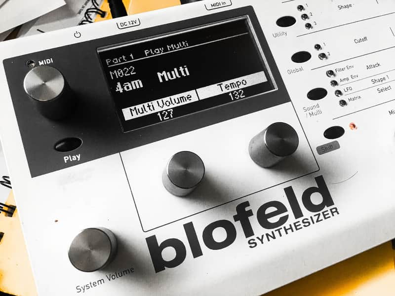 LED Display Upgrade - Waldorf Blofeld / Pulse ll Custom (white on black) image 1