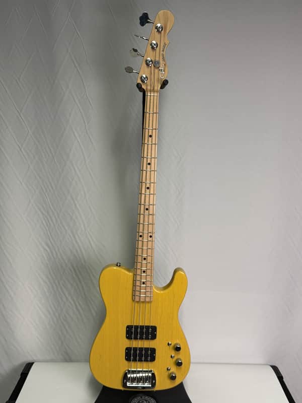 G&L ASAT Bass Butterscotch Blonde with Dual MFD bass humbuckers image 1