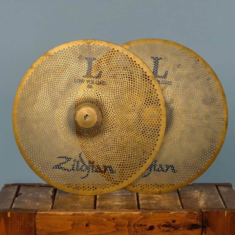 Zildjian 13" L80 Low Volume Hi-Hat Cymbals (Pair) 2015 - Present - Buffed Bronze image 1